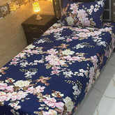 4 Pieces Crystal Cotton Single Pair Bedsheet  SB 543